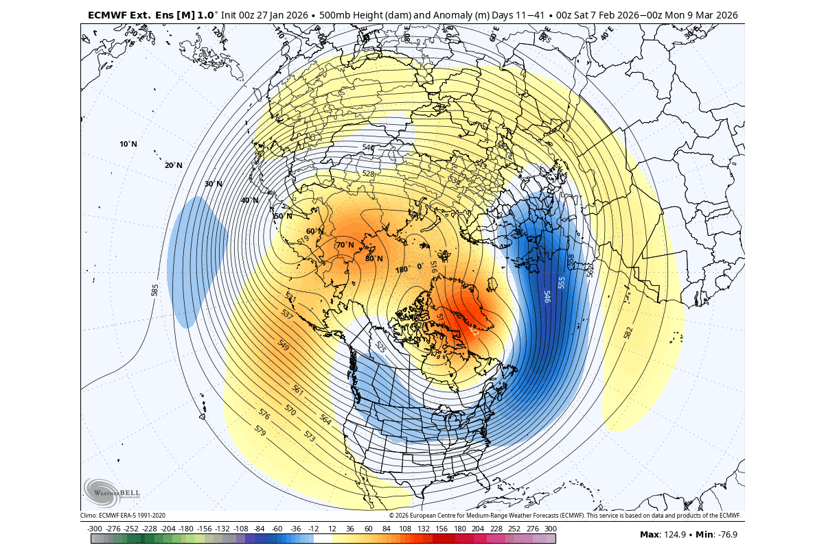 winter-weather-forecast-ecmwf-ensemble-mean-pressure-anomaly-february-2026-united-states-canada