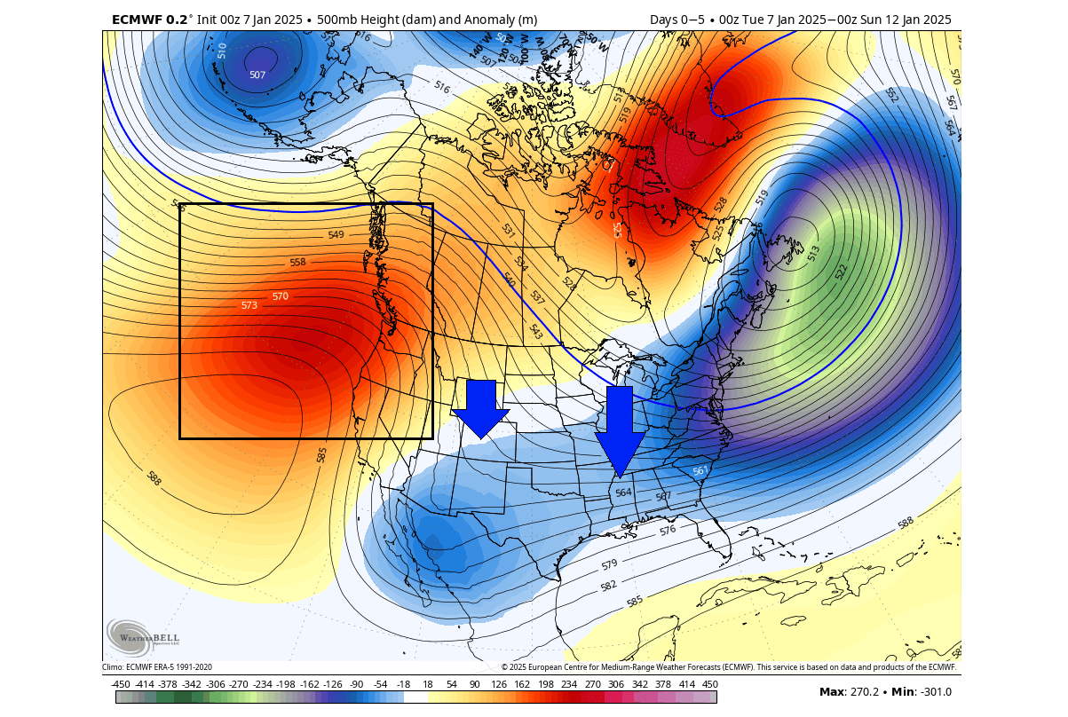 winter-weather-forecast-january-start-low-pressure-united-states-canada-anomaly-ridge