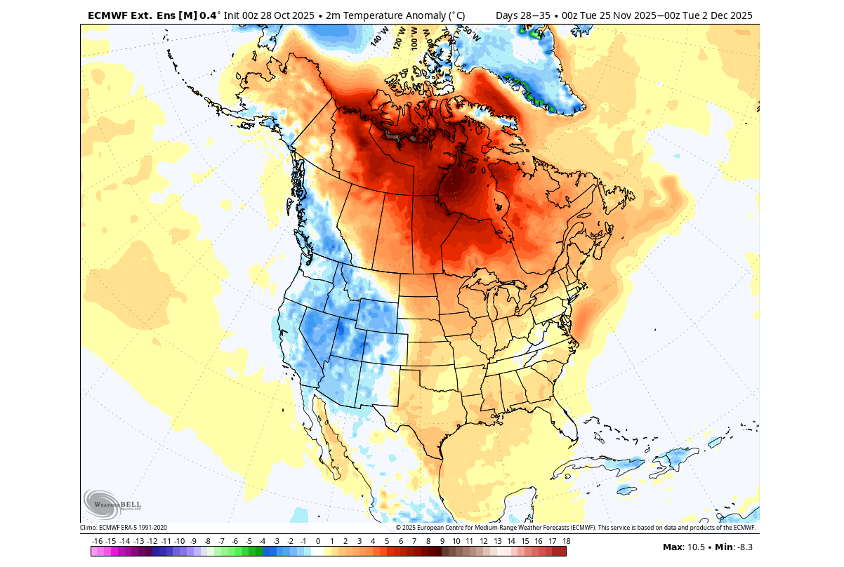winter-weather-pattern-forecast-united-states-canada-surface-temperature-cold-anomaly-late-november-5-day-average