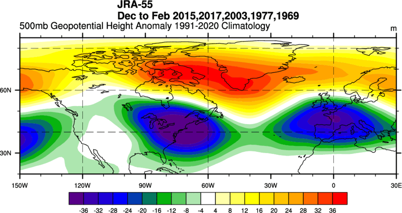 winter-weather-pattern-high-snow-cover-extent-polar-vortex-influence-united-states-pressure-pattern-anomaly-2024-2025