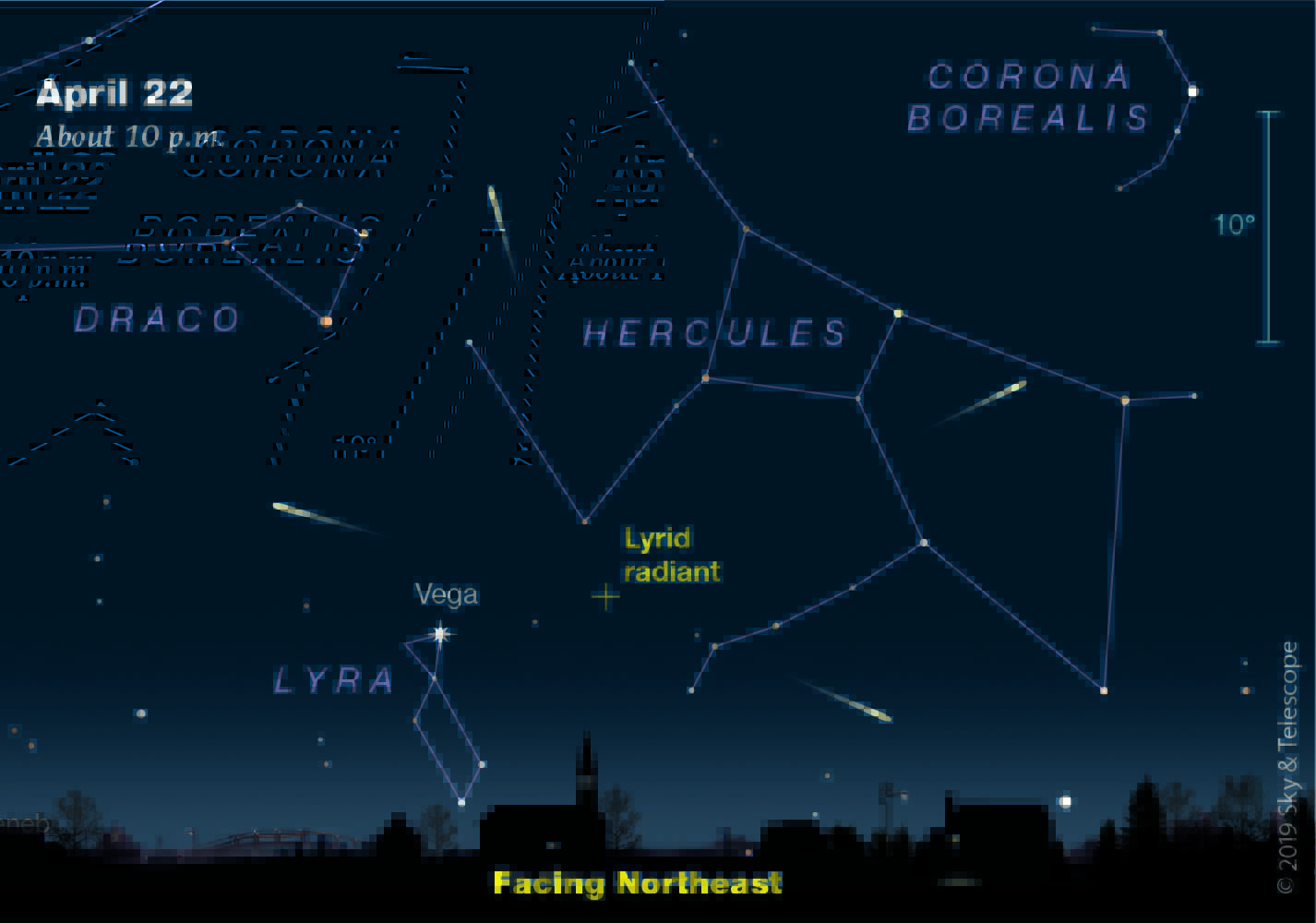 Get ready for the Lyrid meteor shower peak across Europe and the United