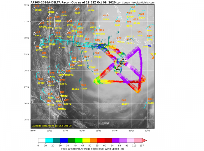 hurricane-delta-storm-surge-landfall-louisiana-hurricane-hunters
