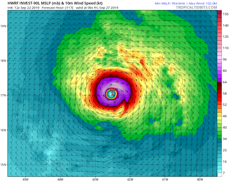 hwrf_mslp_wind_90L_40