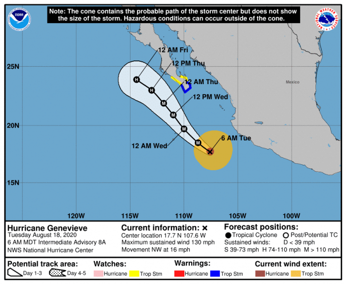 major-hurricane-genevieve-track