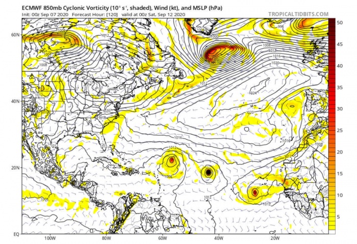 paulette-rene-ecmwf-model