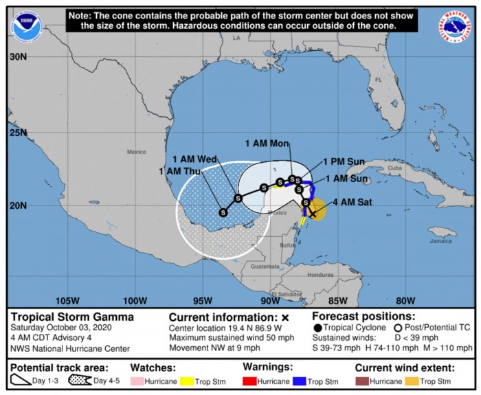 storm-gamma-nhc-track