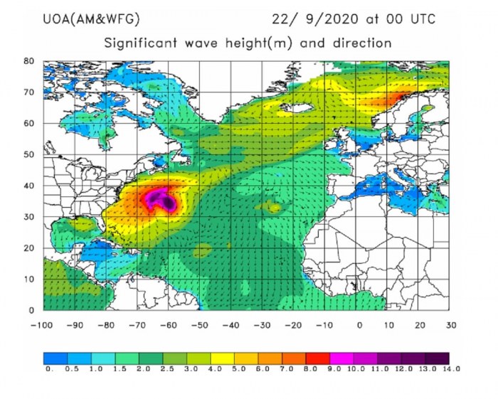 teddy-canada-landfall-waves-monday