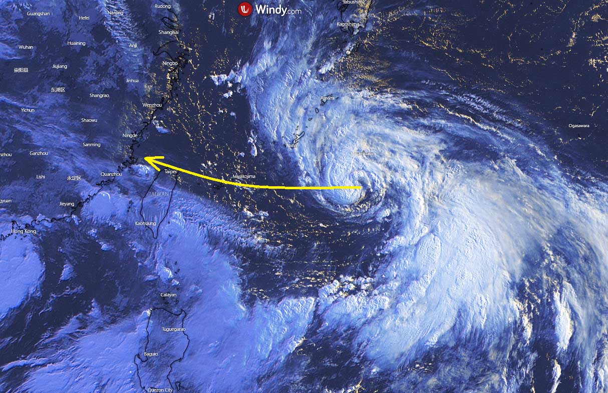 pacific-typhoon-season-2021-in-fa-taiwan-satellite