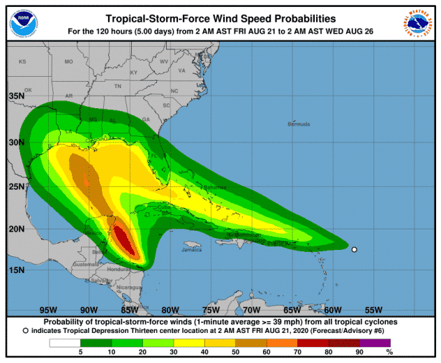*historic* potential Twin hurricane threats for the Gulf of Mexico and