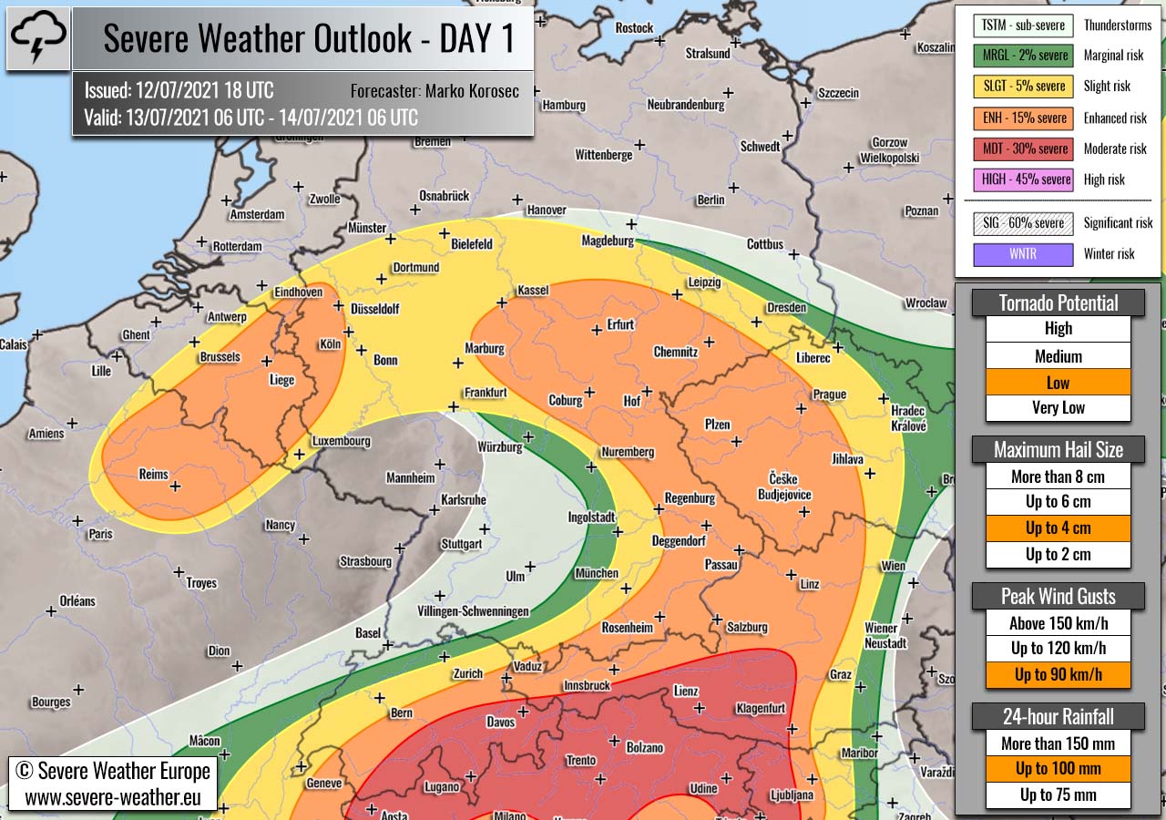 severe-weather-outlook-july-13th-2021-germany-czech-republic-benelux