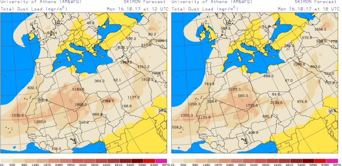 16102017_SKIRON_Dust_forecast_1