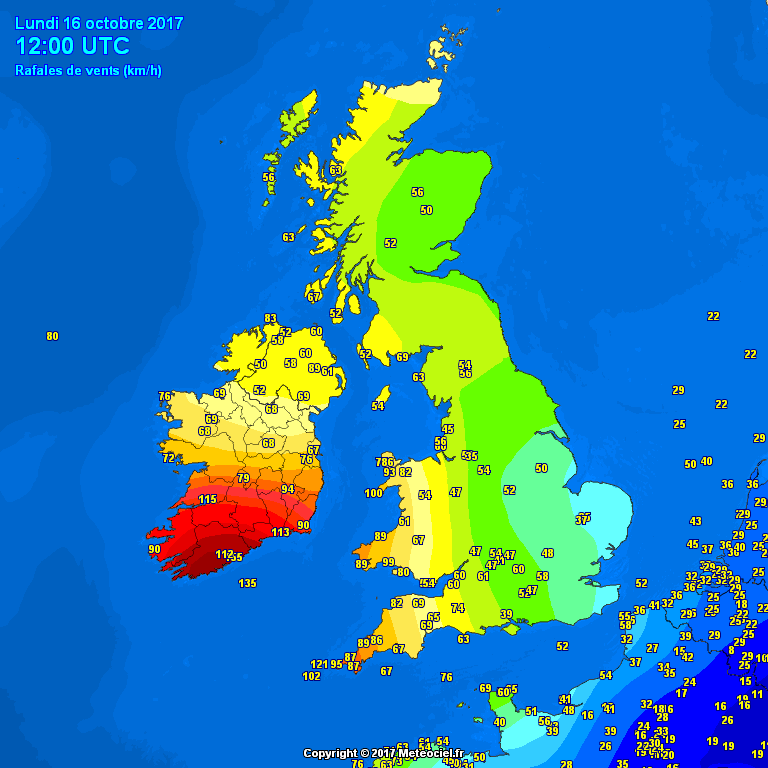 16102017_peak_gusts_Ireland_Meteociel