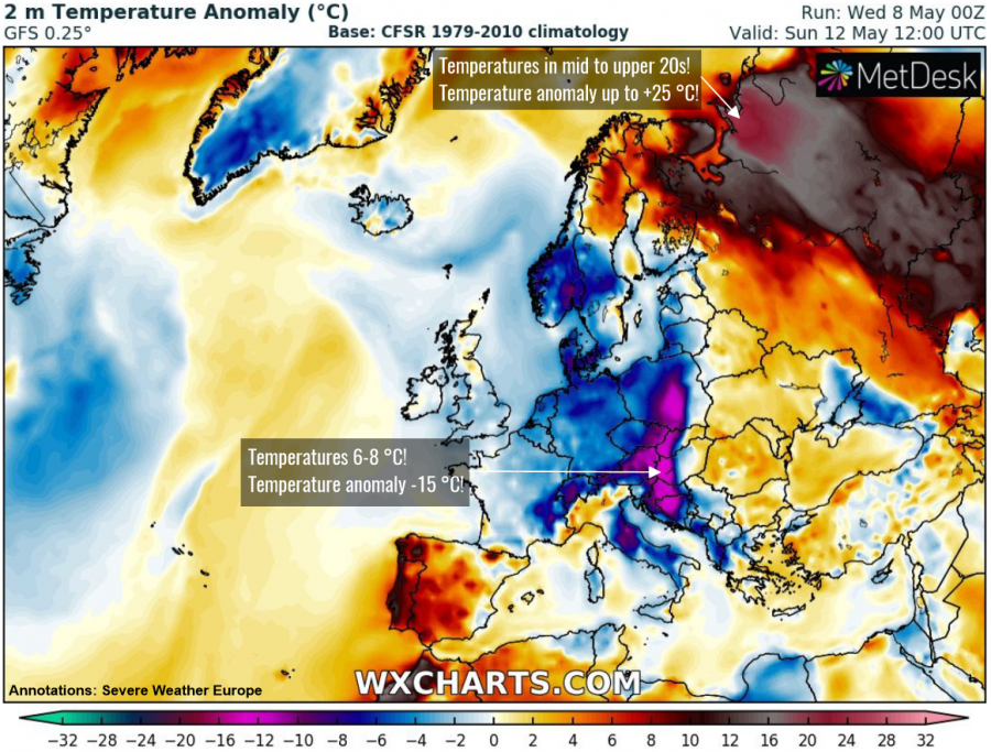 1_TempAnomaly_Sunday_2m_EU_GFS
