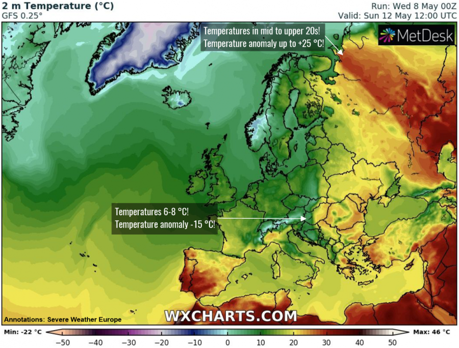 1_Temp_Sunday_2m_EU_GFS