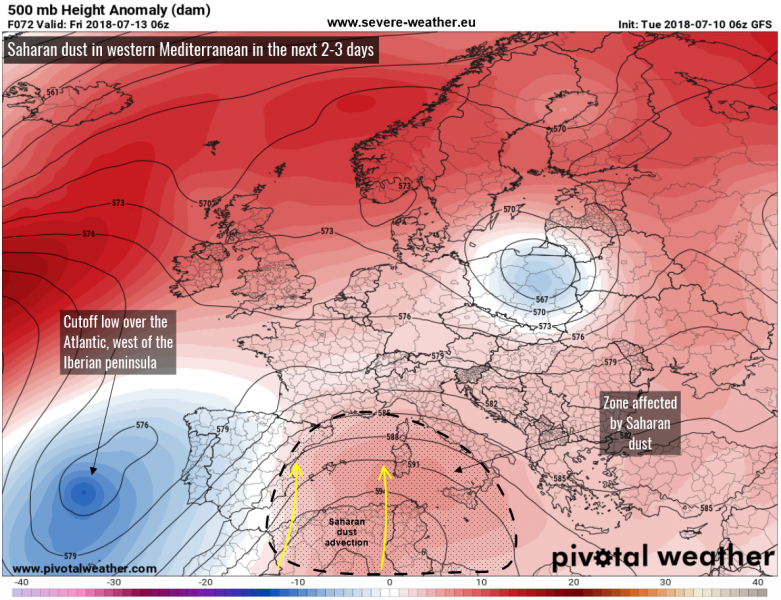 Cutoff Low Saharan dust WCNTRL Med