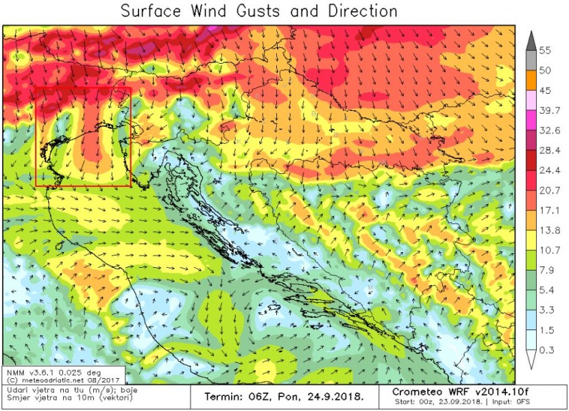 Tramontana_WRFNMM_Medteoadriatic