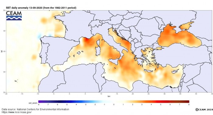 medicane-cassilda-mediterranean-temperature-anomaly