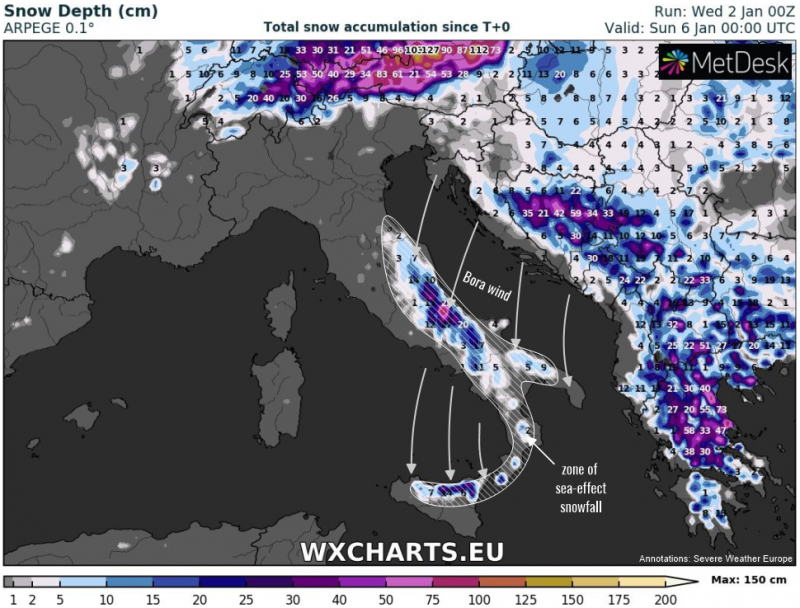 sea effect snow