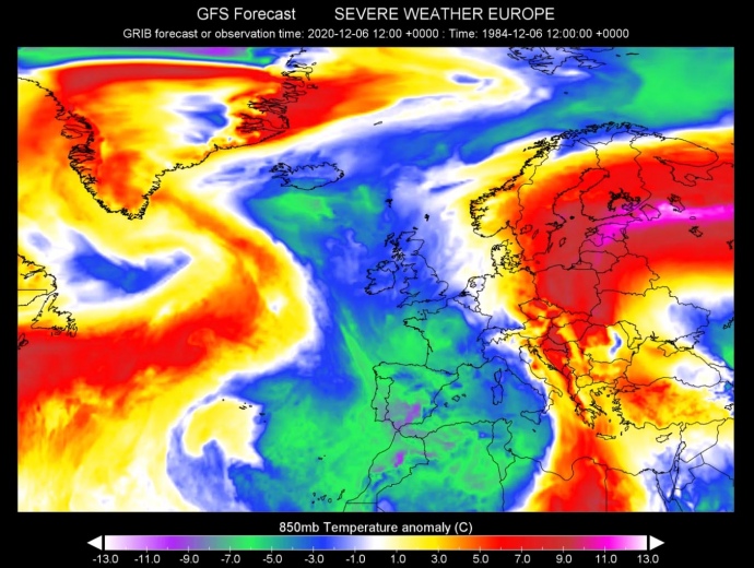 A new significant deep trough emerges over Europe, could be