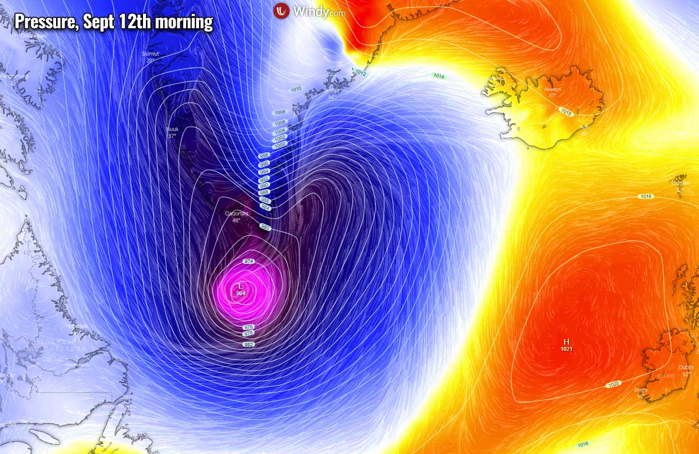 atlantic-hurricane-season-2021-larry-winter-storm-forecast-snow-greenland-pressure