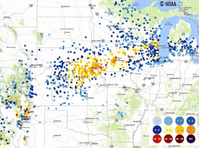 snow-storm-winter-cold-forecast-midwest-United-States-snowfall-totals