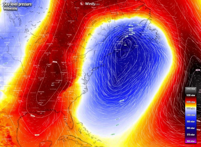 winter-storm-noreaster-snow-weather-forecast-pressure-wednesday