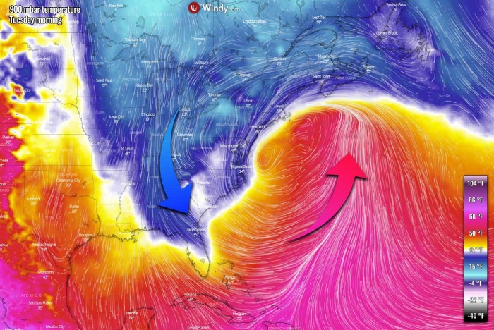winter-storm-noreaster-snow-weather-forecast-temperature-monday