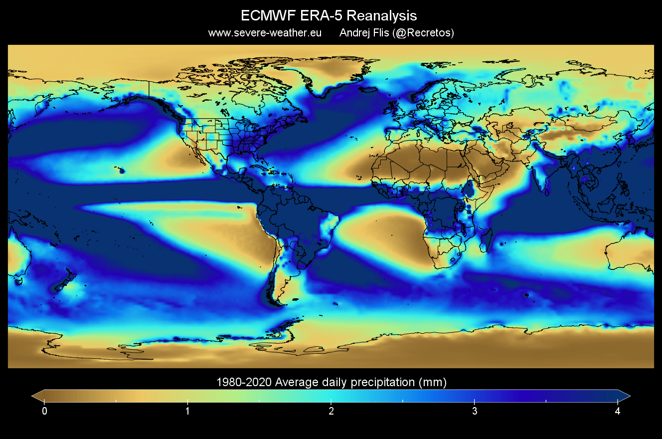 global-average-precipitation-map