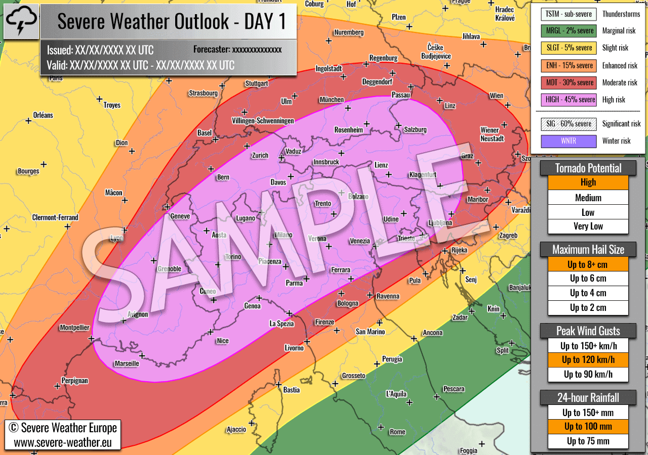 severe weather forecast sample