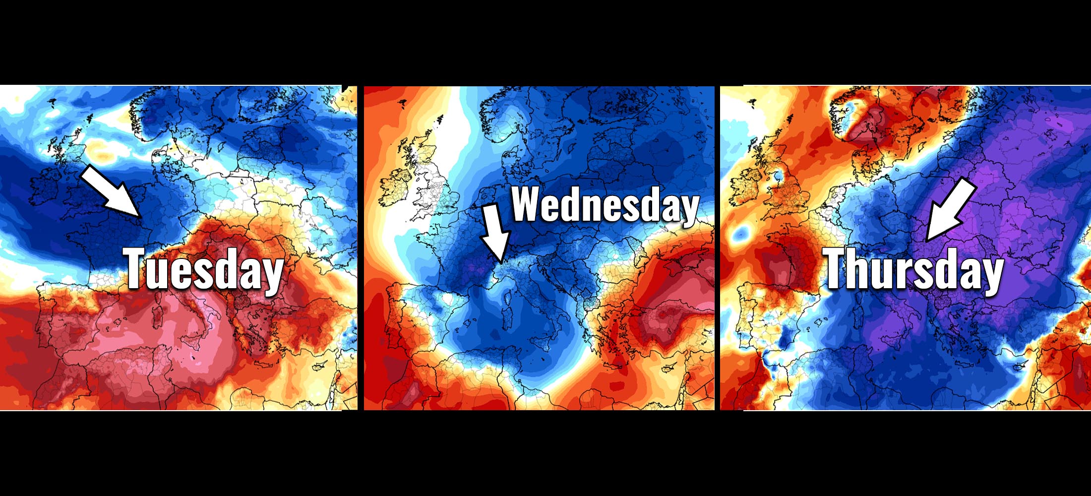 Update on the significant cold outbreak through midweek models agree