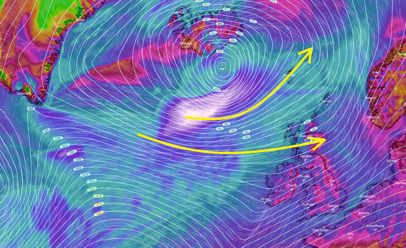No break for the North Atlantic: A new rapidly intensifying cyclone ...