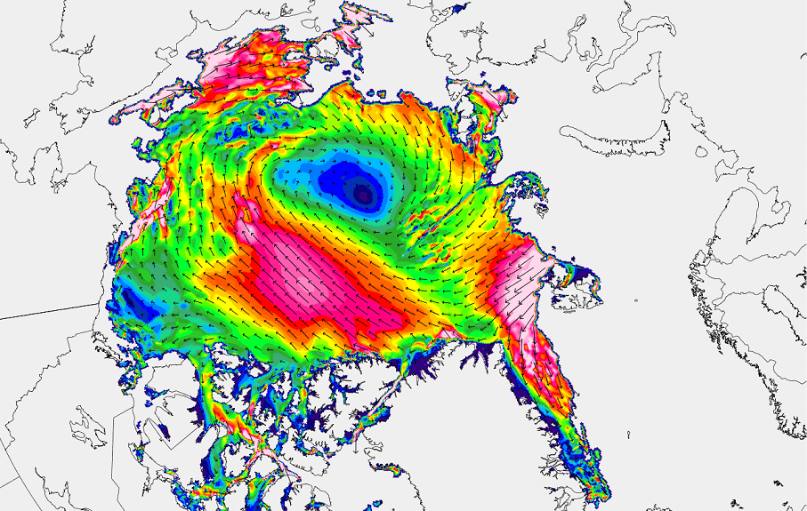 arctic ocean transpolar drift
