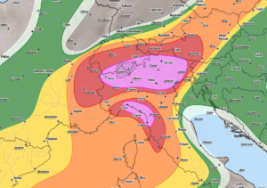 Severe weather forecast for August 29th, 2020