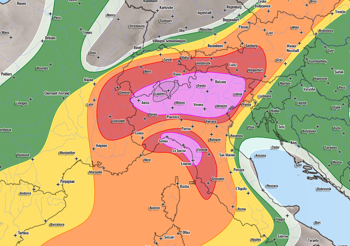 Severe weather forecast for August 29th, 2020