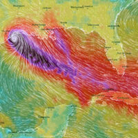 tropical storm laura wind gusts landfall