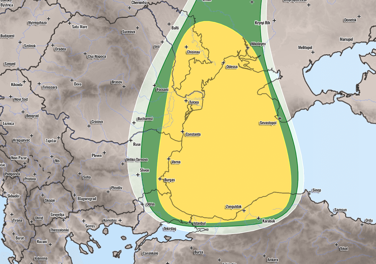 Severe weather forecast for Europe - Sept 4th, 2020