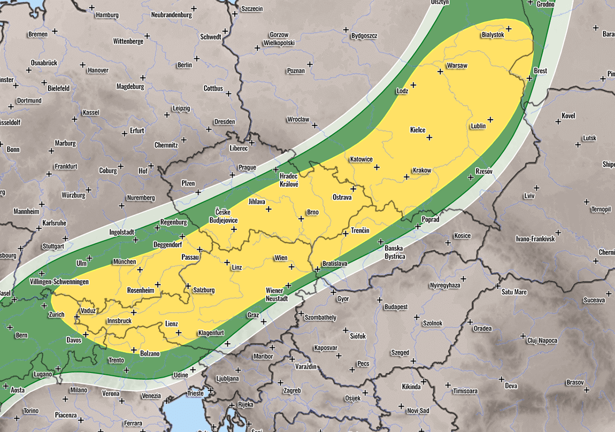 Severe Weather forecast for Europe - Sept 5th, 2020