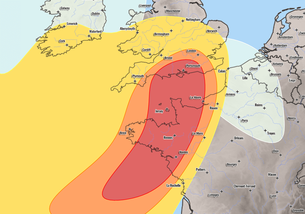 Severe Weather Outlook for Europe - Oct 1st, 2020