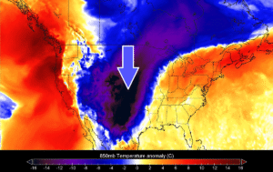 cold forecast united states