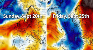 fall forecast europe pattern change