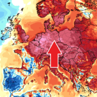 indian summer europe warm advection