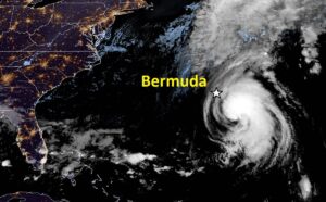 teddy canada landfall geocolor satellite bermuda