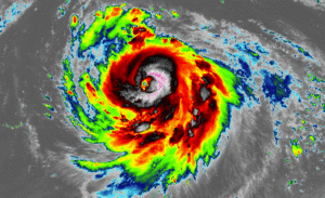 typhoon haishen satellite image