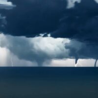 waterspout adriatic niccolo ubalducci