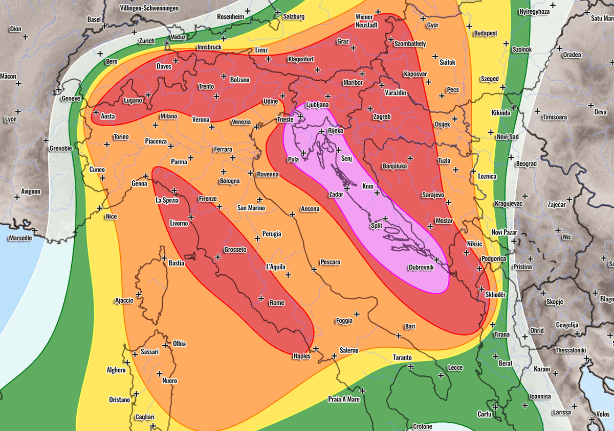 Severe Weather Outlook for Europe - Oct 2rd, 2020