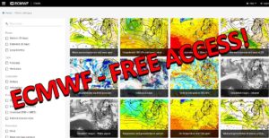 ecmwf model winter forecast data free acess