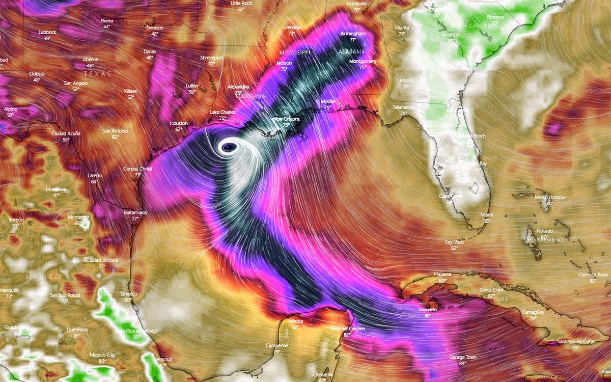 hurricane zeta yucatan gulf coast