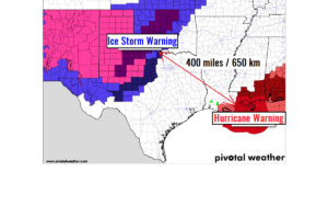 ice storm hurricane warnings
