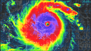 typhoon goni landfall satellite