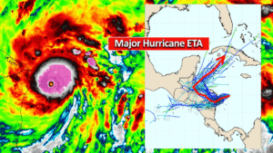hurricane eta nicaragua flooding infrared